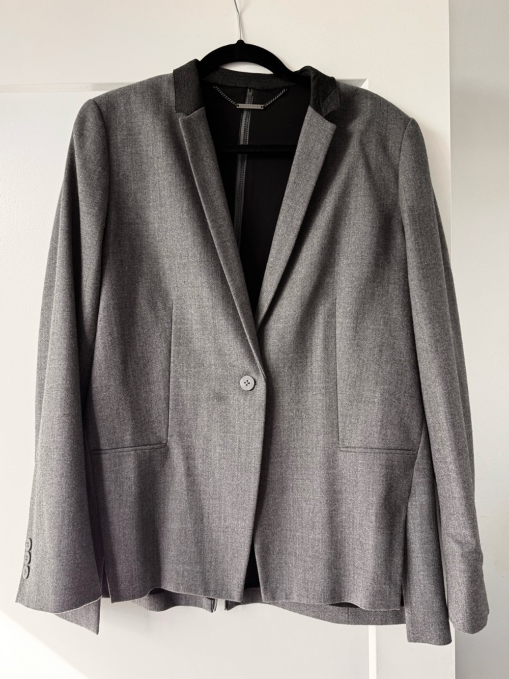 Elie Tahari Heather Gray Tailored Blazer
